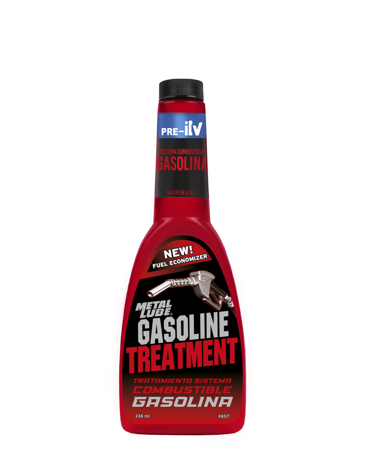 Tratamiento sistema gasolina Metal Lube, 236 ml, referencia 8GT